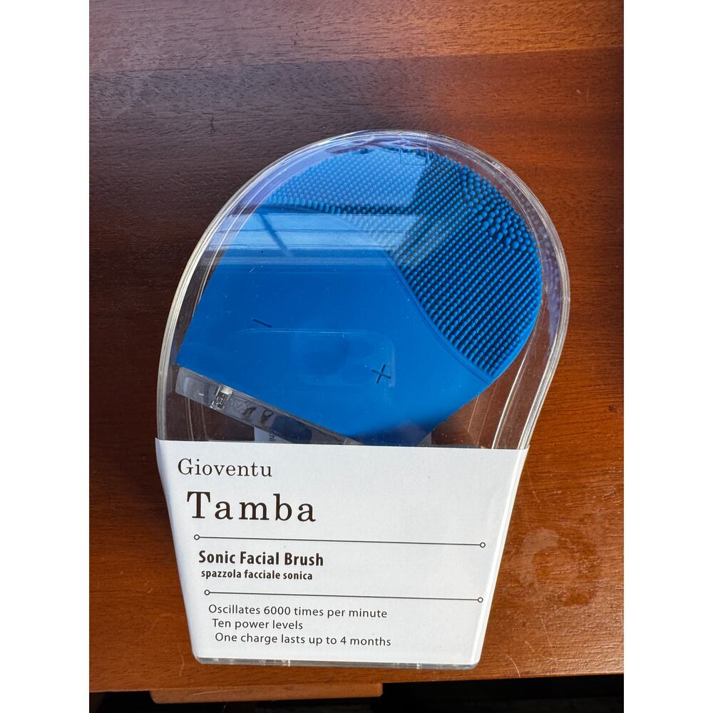 Gioventu Tamba Sonic Facial Brush - Blue NEW